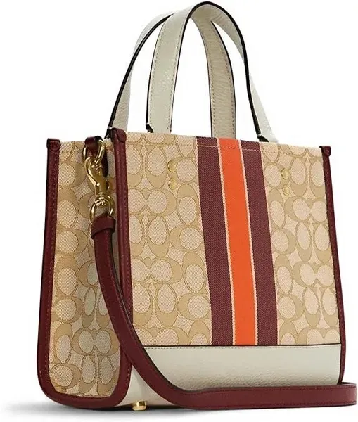Coach Dempsey Tote 22 — Signature Jacquard - Image 2