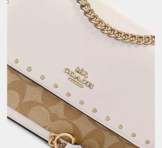 Coach Klare Crossbody — Signature Canvas with Rivets - Image 3