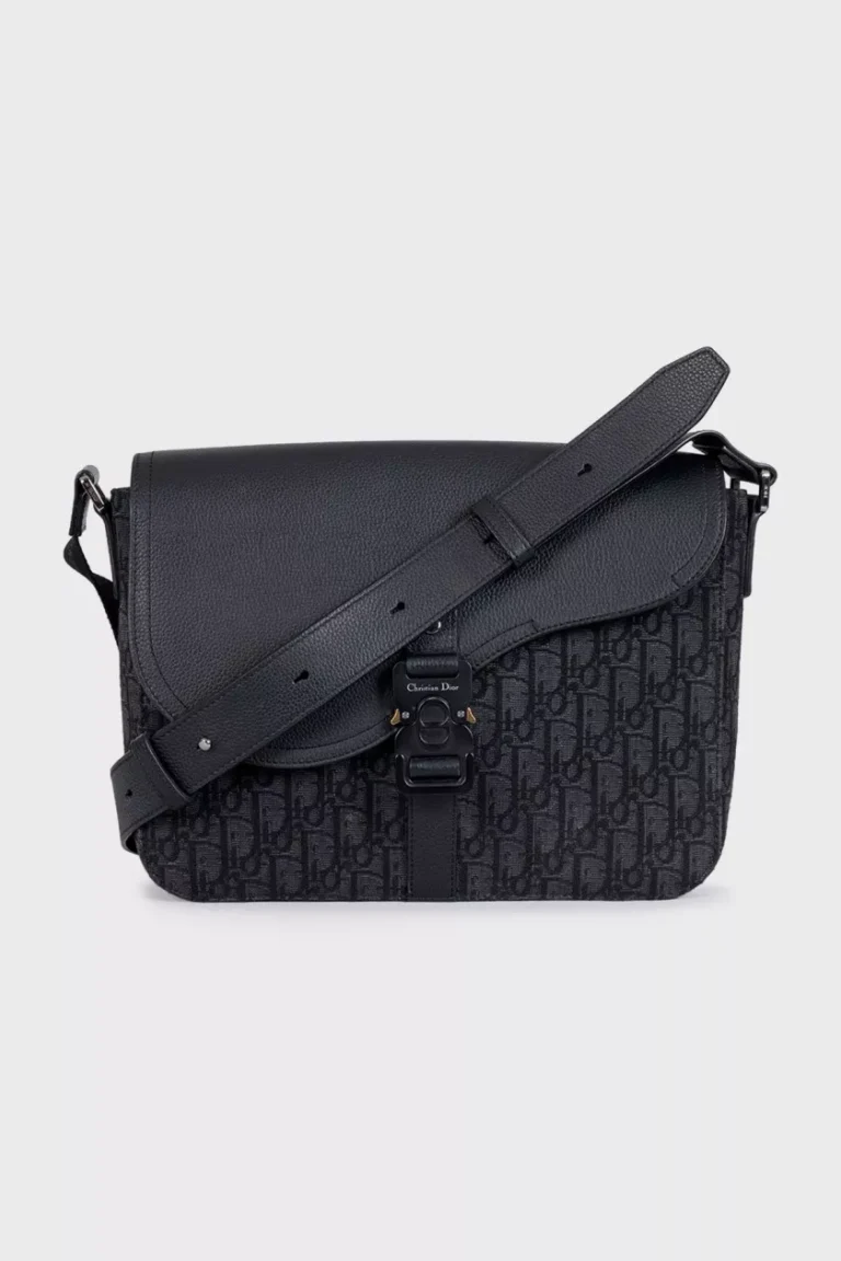 Dior Saddle Crossbody — Black