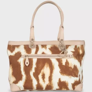 Dior Logo Print Textile Tote — Multicolour – reference photograph