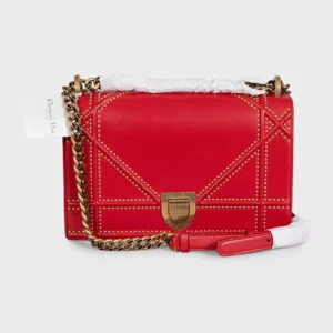 Dior Diorama Bag — Red, With Tags – reference photograph