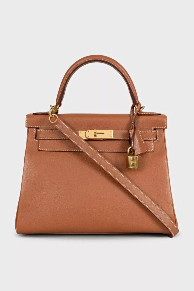 Hermès Kelly Satchel — listing Kelly 28 / detail Kelly 25