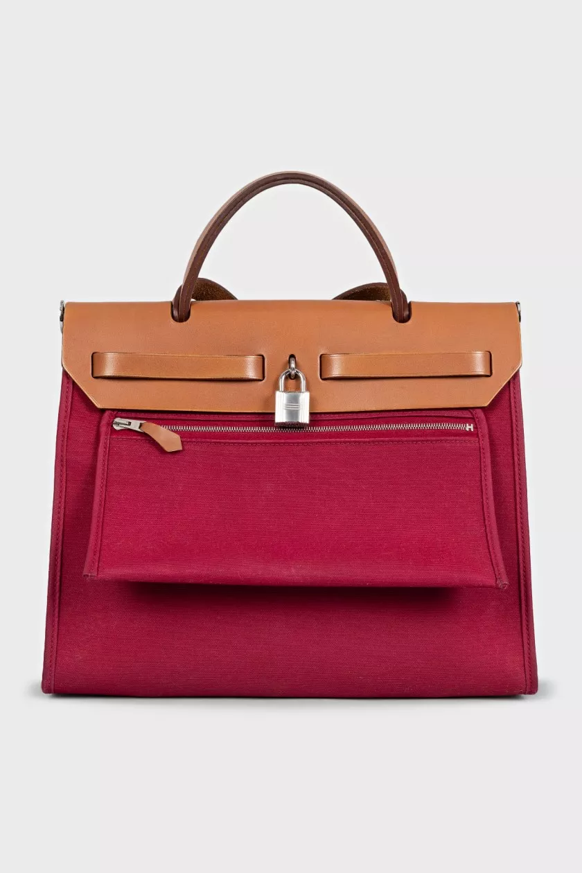 Hermès Herbag 31 — Red – reference photograph
