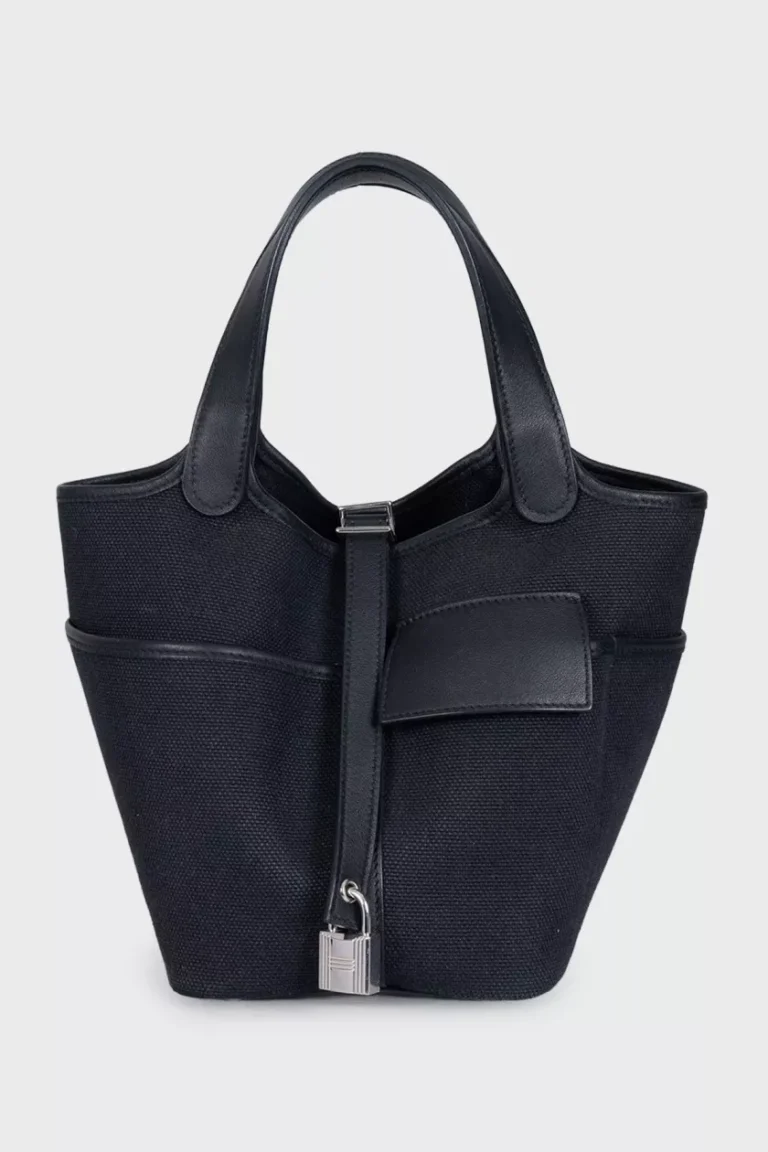 Hermès Picotin Bucket Bag — Black