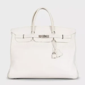 Hermès Birkin 35 — White Clemence – reference photograph