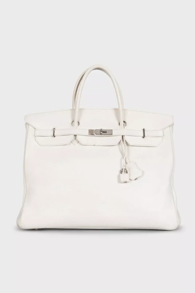 Hermès Birkin 35 — White Clemence