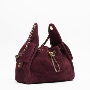 CHANEL CHANEL 25 Small Handbag — Burgundy