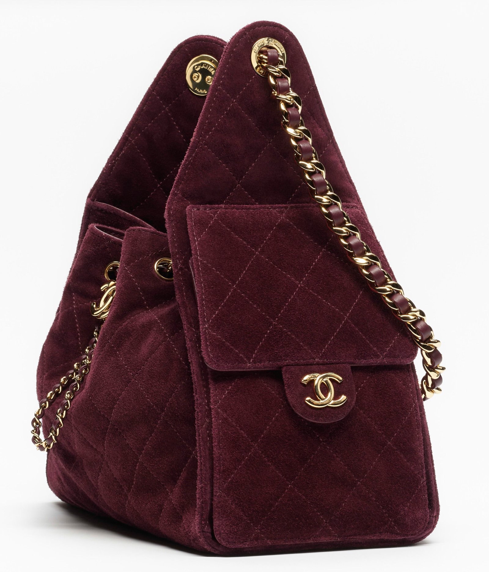 CHANEL CHANEL 25 Small Handbag — Burgundy - Image 3