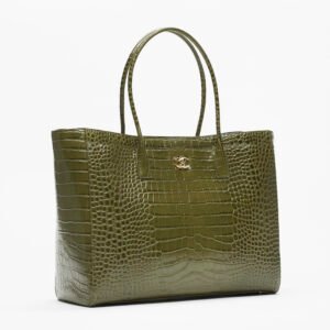 CHANEL Large Shopping Tote — Khaki