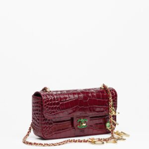 CHANEL Small Flap Bag — Dark Burgundy
