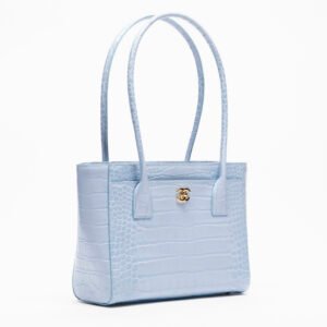 CHANEL Small Shopping Tote — Light Blue