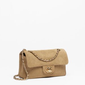 CHANEL Mini Flap Bag — Dark Beige