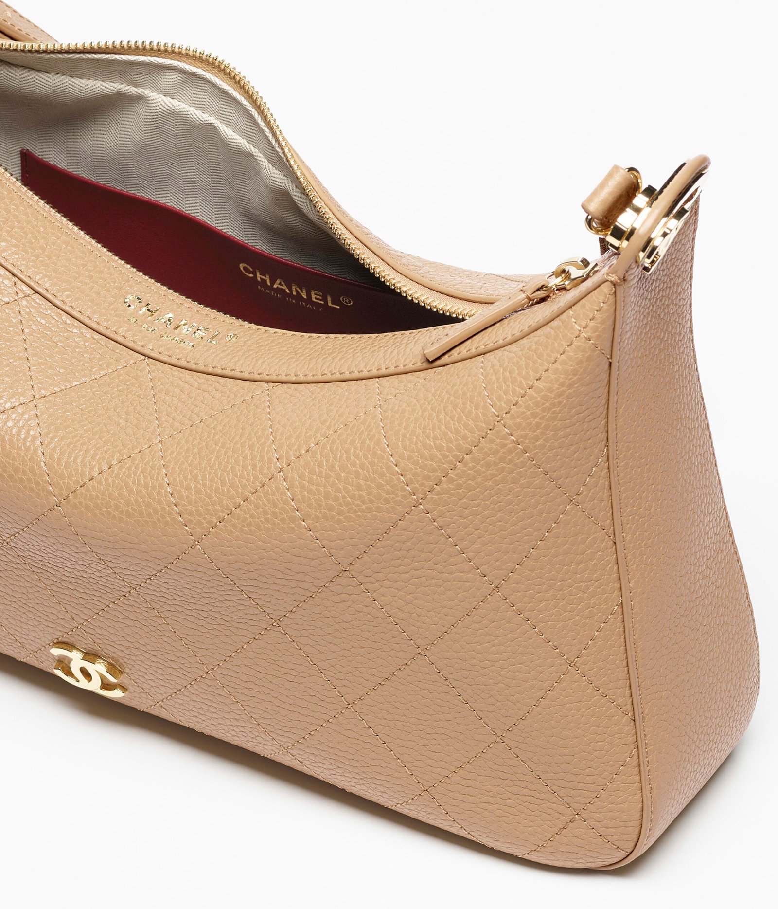 CHANEL Large Hobo Bag — Light Brown - Image 2